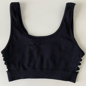 Fabletics sports bra black size small